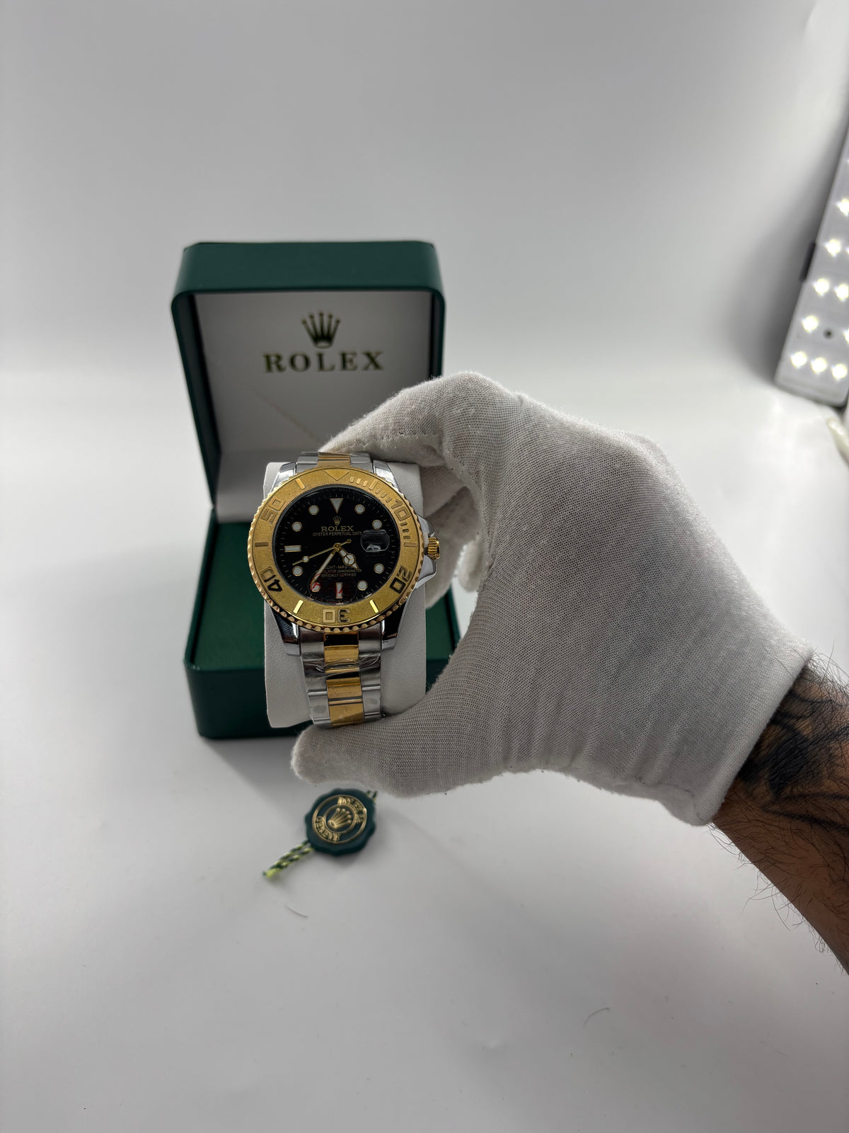 YACHT-MASTER black-gold